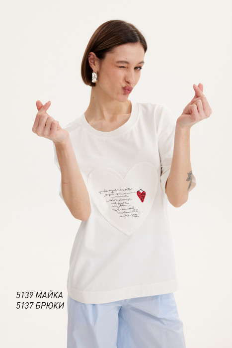 Футболка Niv Niv Fashion 5139