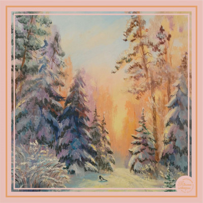 Платок «Теплые истории Юлии Белоусовой» 62