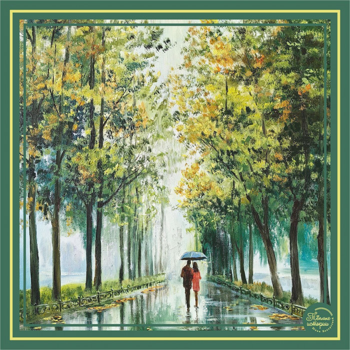 Платок «Теплые истории Юлии Белоусовой» 06