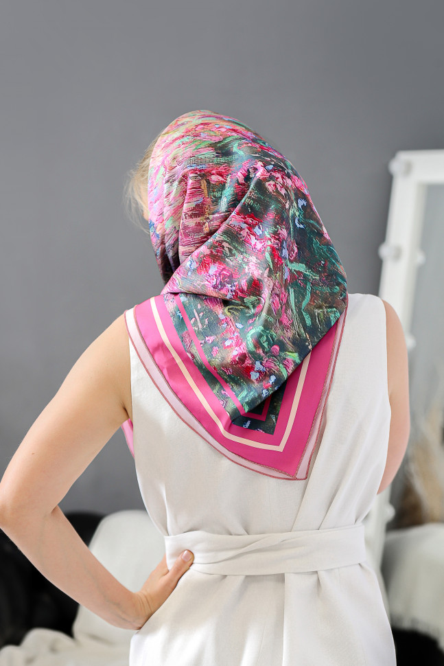 Платок «Теплые истории Юлии Белоусовой» 03