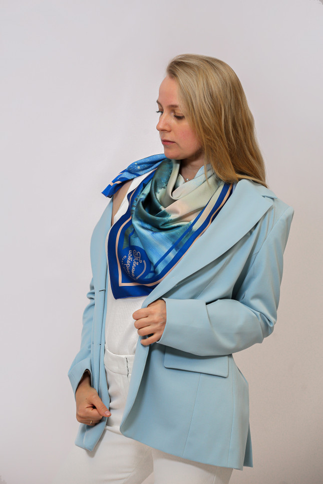 Платок «Теплые истории Юлии Белоусовой» 05