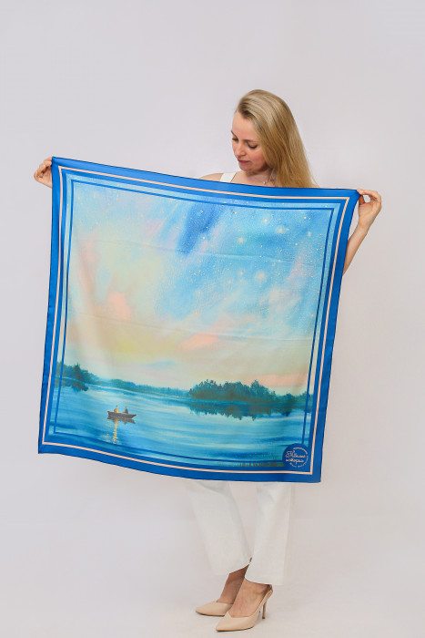 Платок «Теплые истории Юлии Белоусовой» 05