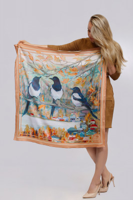 Платок «Теплые истории Юлии Белоусовой» 07